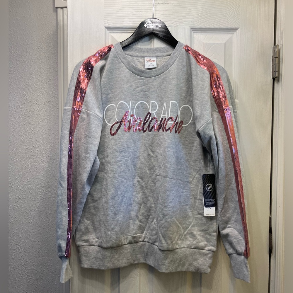 NHL G-||| 4Her by Carl Banks Colorado Avalanche Sweatshirt NWT